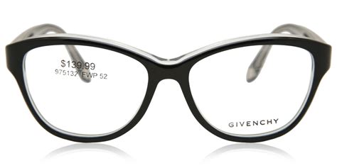 givenchy vgv942c|Givenchy VGV942C 0Z32 Eyeglasses in Black.